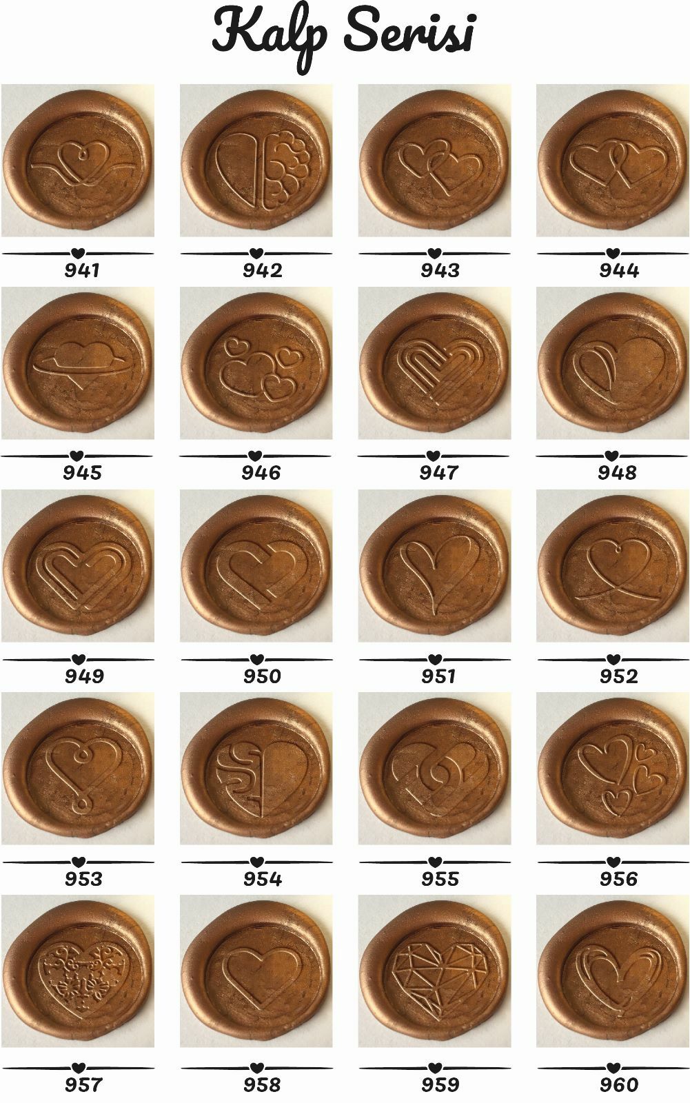 KALP SERİSİ MÜHÜR 50'Lİ PAKET