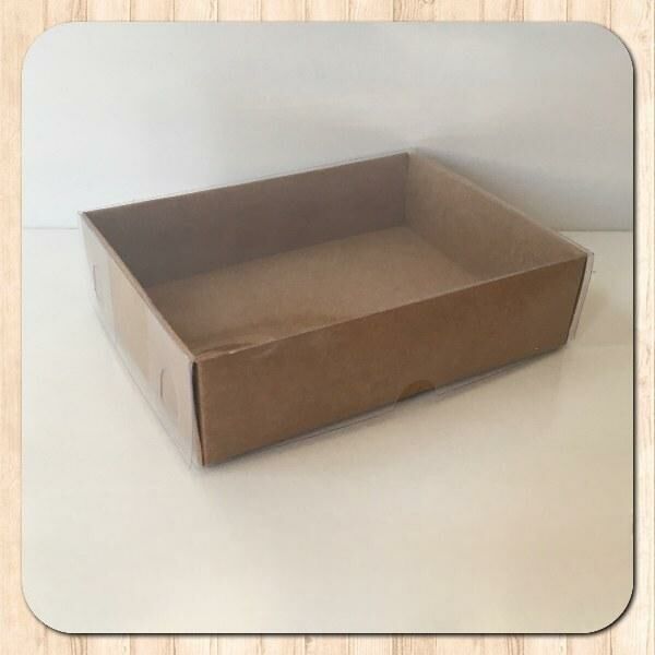 9x12x3 ALTI KRAFT ÜSTÜ ASETAT KUTU