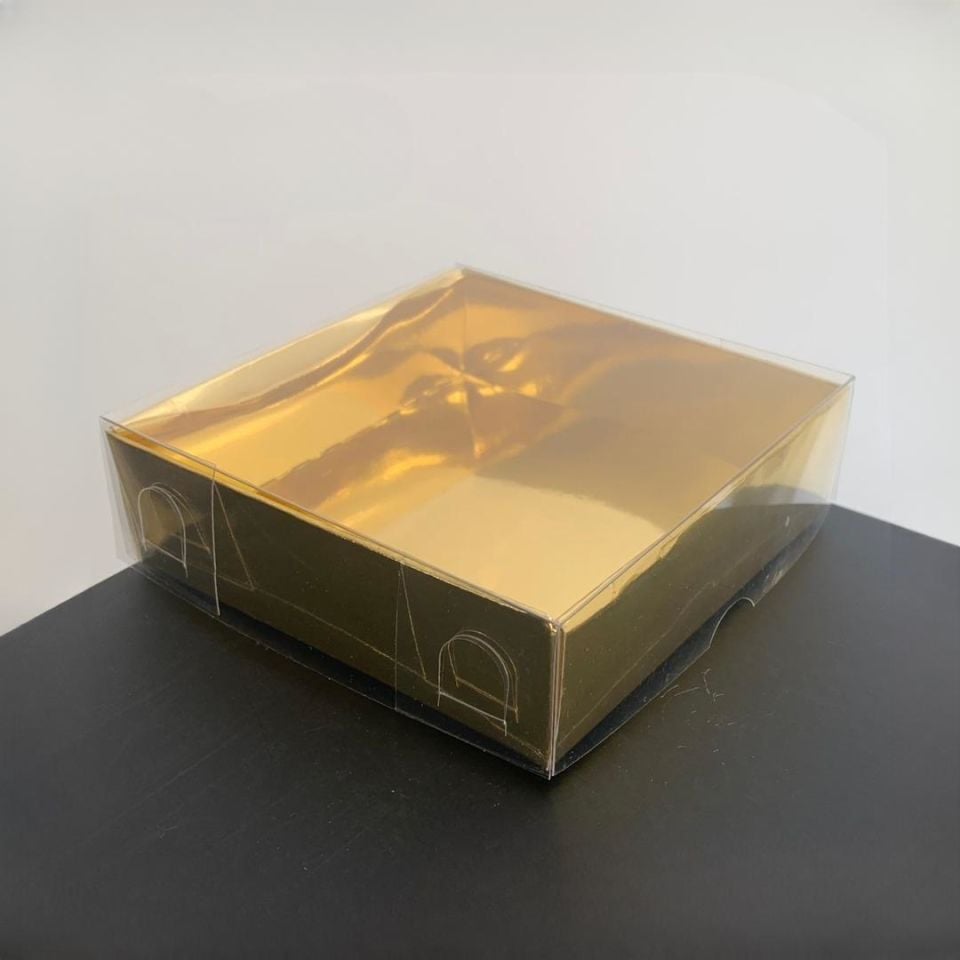 10x10x3 ALTI GOLD ÜSTÜ ASETAT KUTU