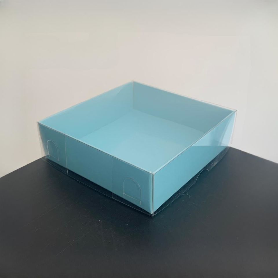 10x10x3 ALTI MAVİ ÜSTÜ ASETAT KUTU