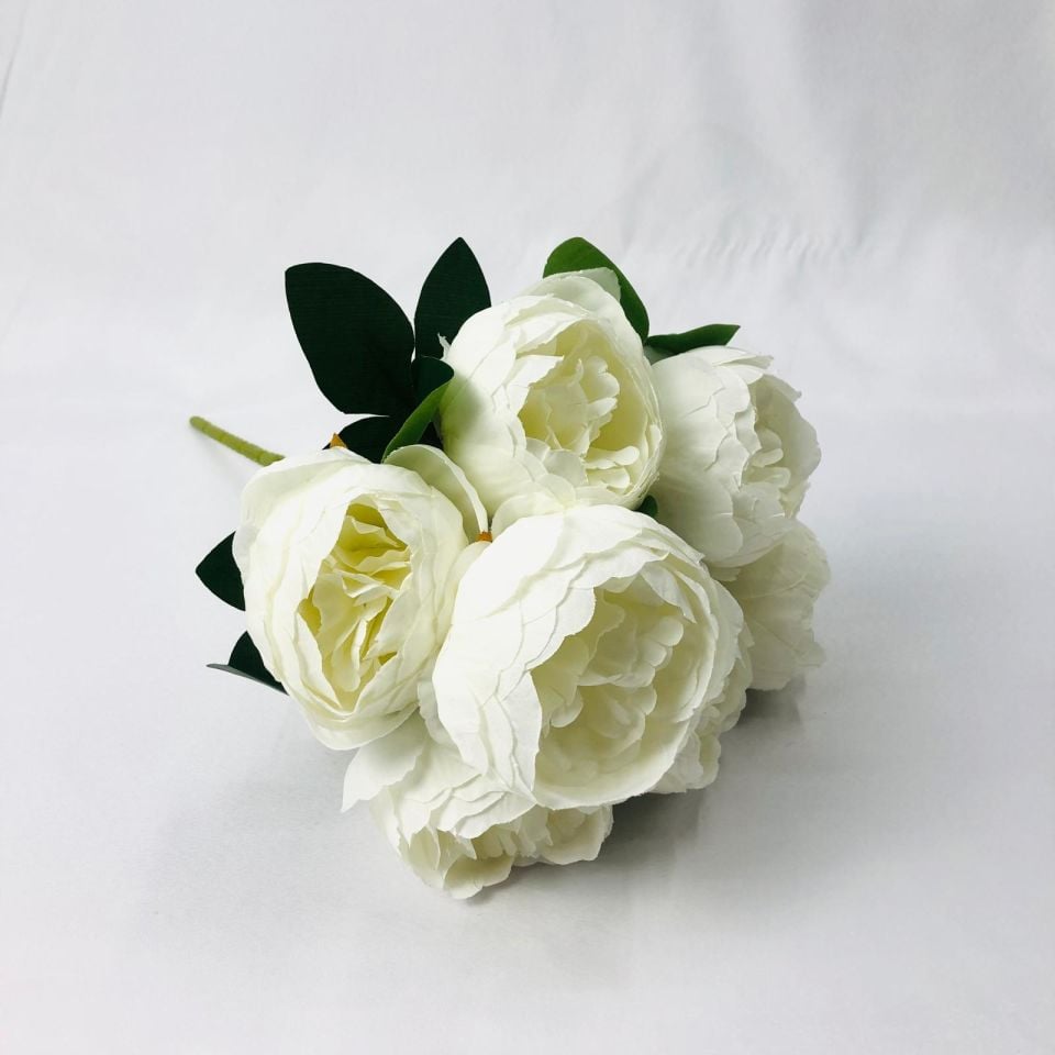 BÜYÜK LÜKS GÜL ŞAKAYIK DEMETİ 7 BAŞLI YAPAY ÇİÇEK