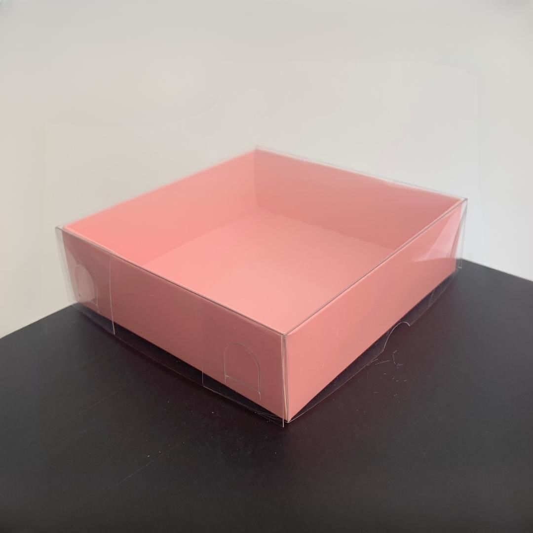 10x10x3 ALTI PEMBE ÜSTÜ ASETAT KUTU