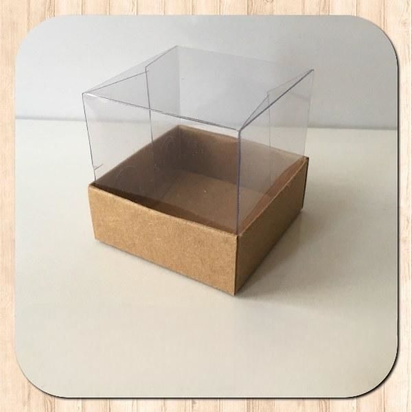 5x5x5 ALTI KRAFT KARTON ÜSTÜ ASETAT KUTU