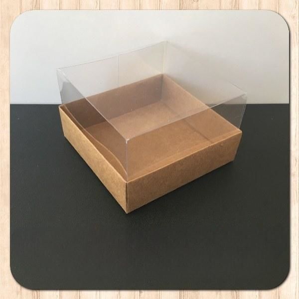 10x10x6 ALTI KRAFT ÜSTÜ ASETAT KUTU