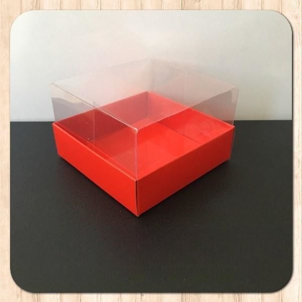 10x10x6 ALTI KIRMIZI ÜSTÜ ASETAT KUTU