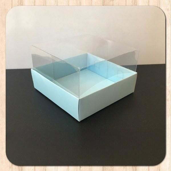 10x10x6 ALTI MAVİ ÜSTÜ ASETAT KUTU