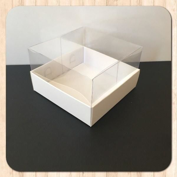 10x10x6 ALTI BEYAZ ÜSTÜ ASETAT KUTU