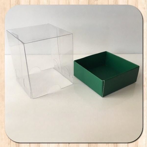 5x5x6 ALTI ZÜMRÜT YEŞİLİ KARTON ÜSTÜ ASETAT KUTU