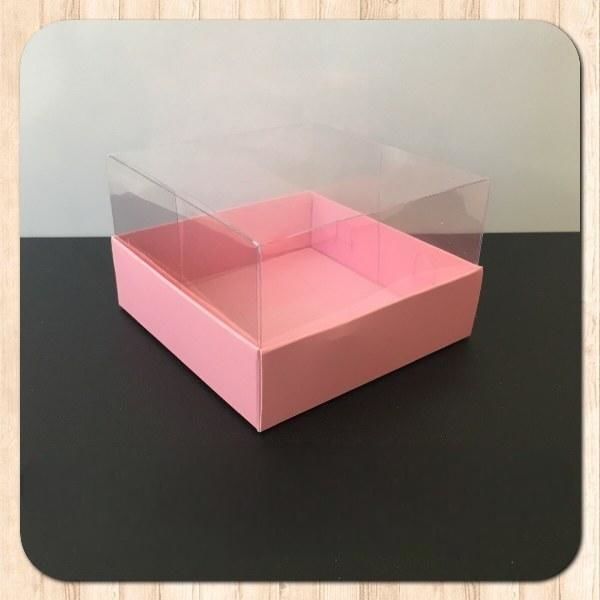 10x10x6 ALTI PEMBE ÜSTÜ ASETAT KUTU