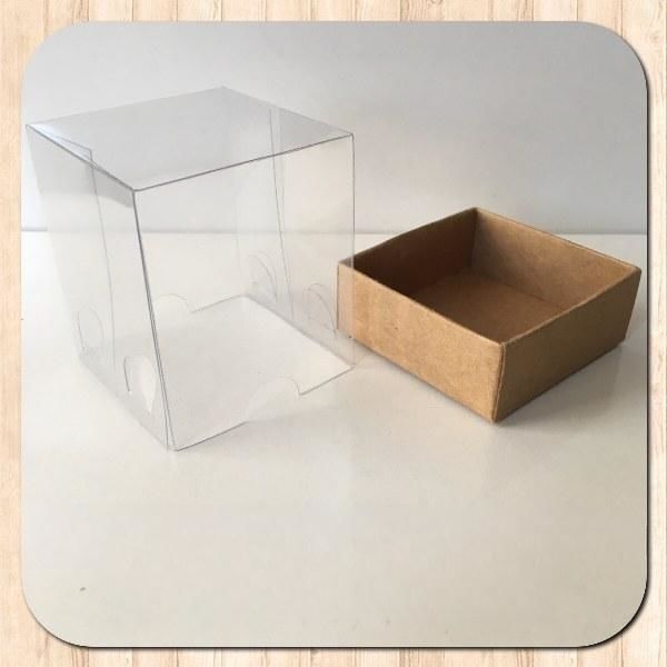5x5x6 ALTI KRAFT KARTON ÜSTÜ ASETAT KUTU