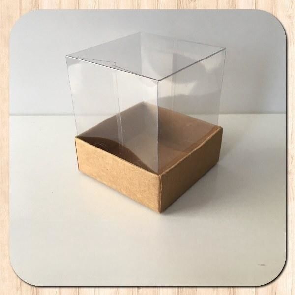 5x5x6 ALTI KRAFT KARTON ÜSTÜ ASETAT KUTU