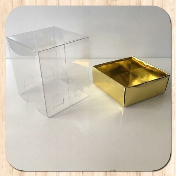 5x5x6 ALTI GOLD KARTON ÜSTÜ ASETAT KUTU