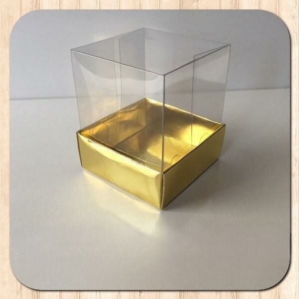 5x5x6 ALTI GOLD KARTON ÜSTÜ ASETAT KUTU