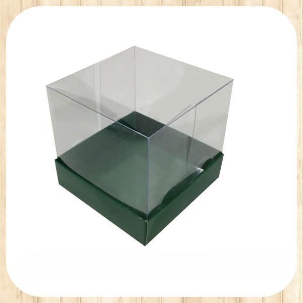 10x10x10 ALTI YEŞİL ÜSTÜ ASETAT KUTU