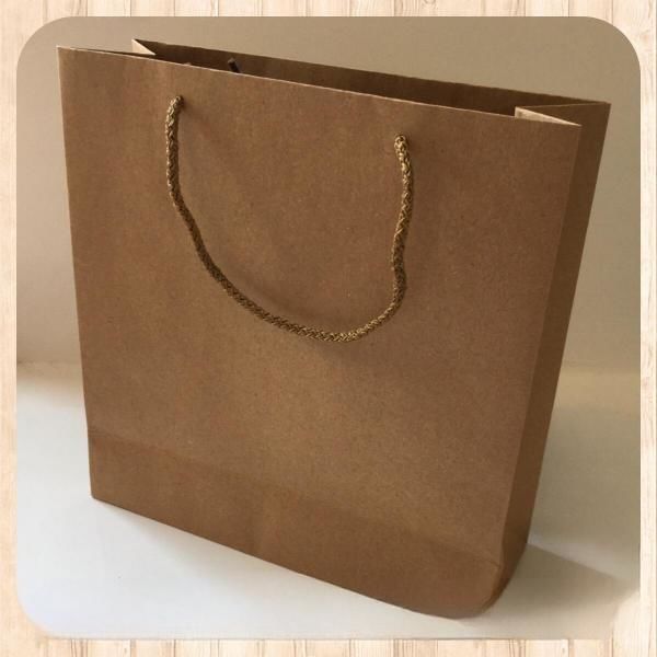 25x25x9 Ölçülü Kraft Karton Çanta