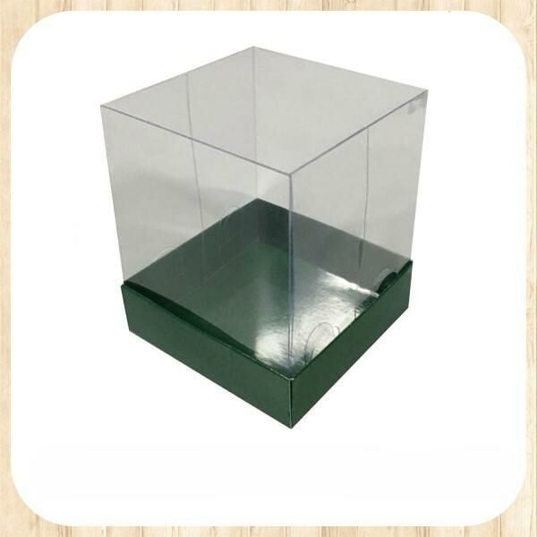 10x10x12 ALTI YEŞİL ÜSTÜ ASETAT KUTU