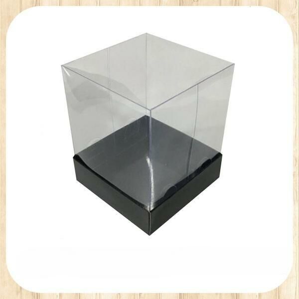 10x10x12 ALTI SİYAH ÜSTÜ ASETAT KUTU