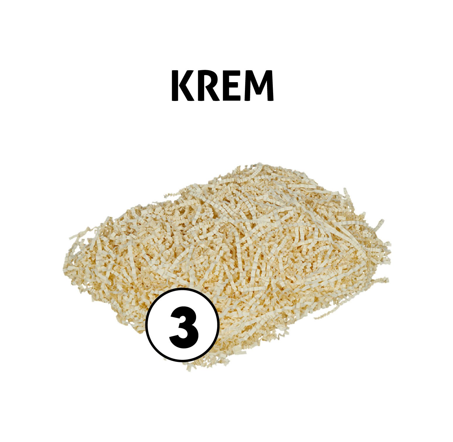 KIRPIK KAĞIT 500 Gr - Krem