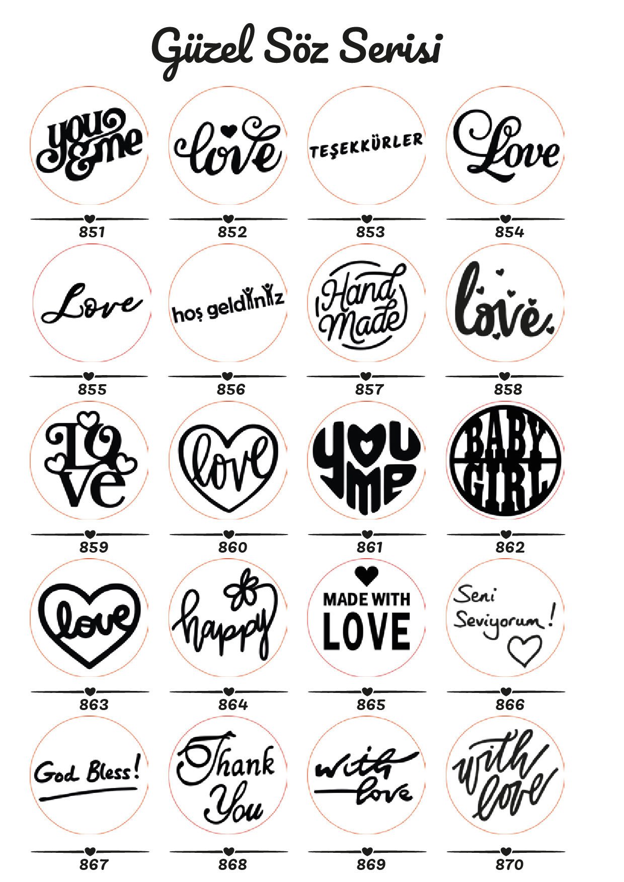 GÜZEL SÖZ SERİSİ MÜHÜR BAŞLIK KLİŞE