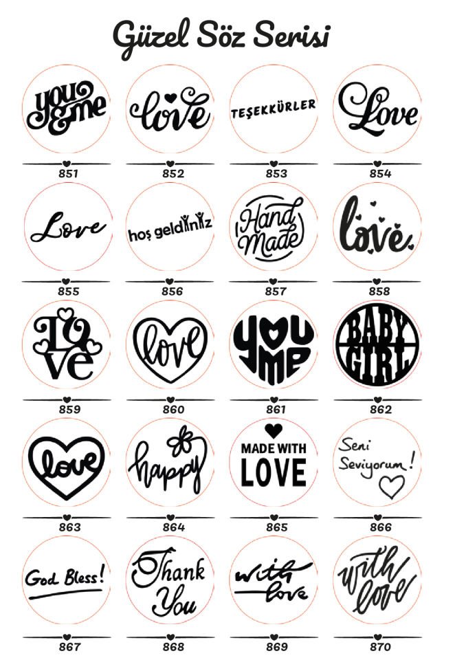 GÜZEL SÖZ SERİSİ MÜHÜR BAŞLIK KLİŞE