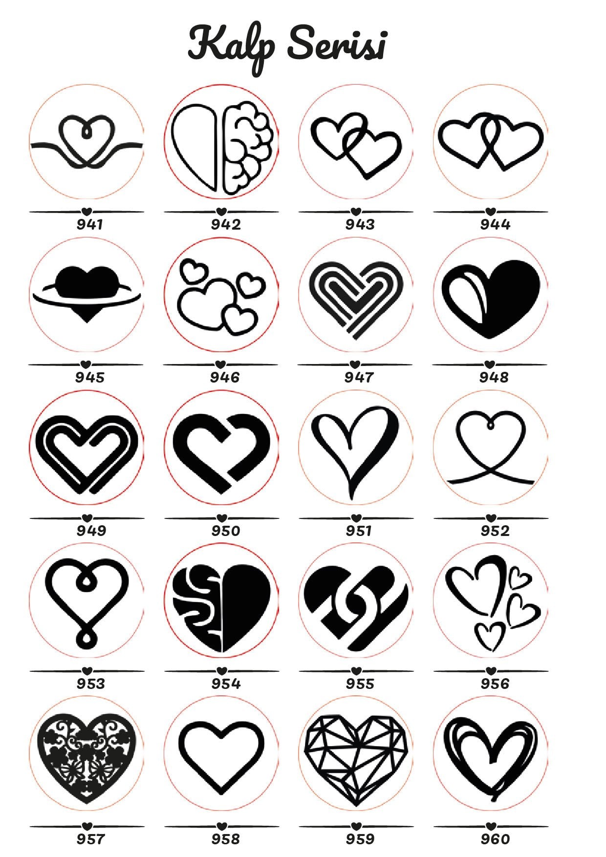 KALP SERİSİ MÜHÜR BAŞLIK KLİŞE
