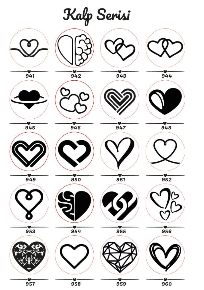 KALP SERİSİ MÜHÜR BAŞLIK KLİŞE
