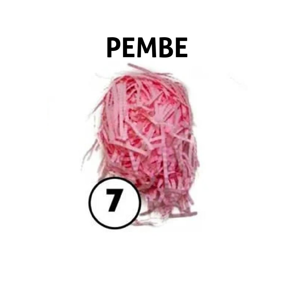 KIRPIK KAĞIT 1 Kg - Pembe