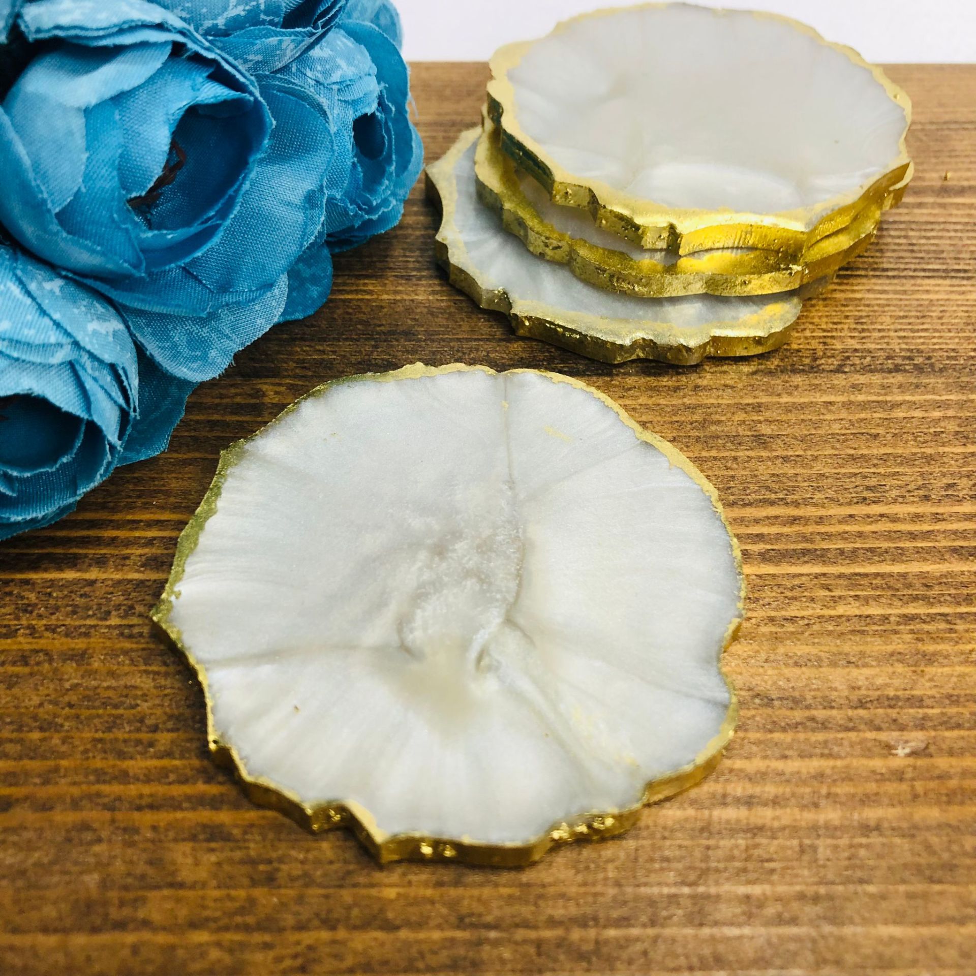 EPOKSİ KARIŞIM MAGNET TIRTIKLI VARAKLI GOLD(1 PAKET - 25 Adet)