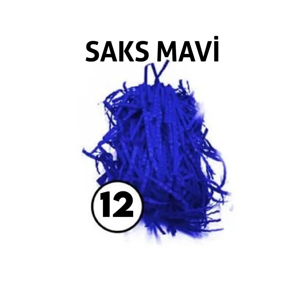KIRPIK KAĞIT 1 Kg - Saks Mavi