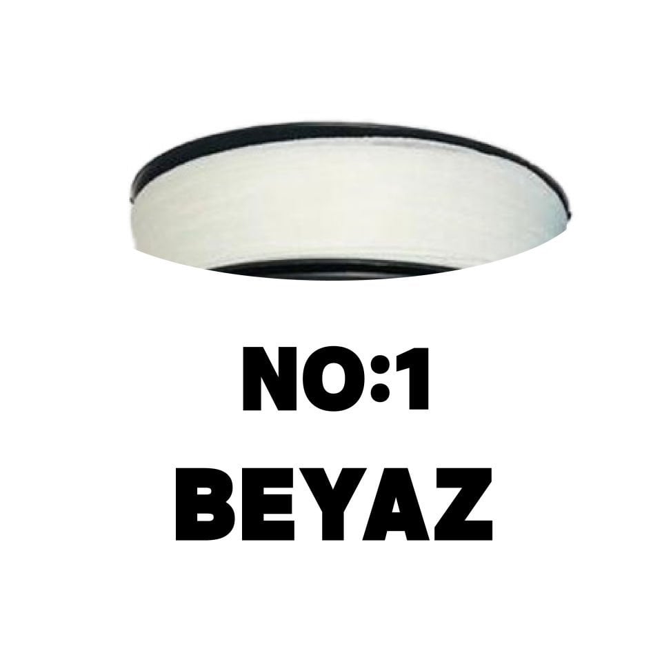 KETEN NOPEL KURDELE 20 METRE NO:1 - BEYAZ